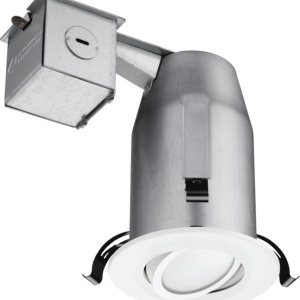 Lithonia Lighting LK3GMW LED LPI M6 Kit de cardán de 3 pulgadas con lámpara LED incluida en blanco Lithonia Lighting LK3GMW LED LPI M6 Kit de cardán de 3 pulgadas con lámpara LED incluida en blanco