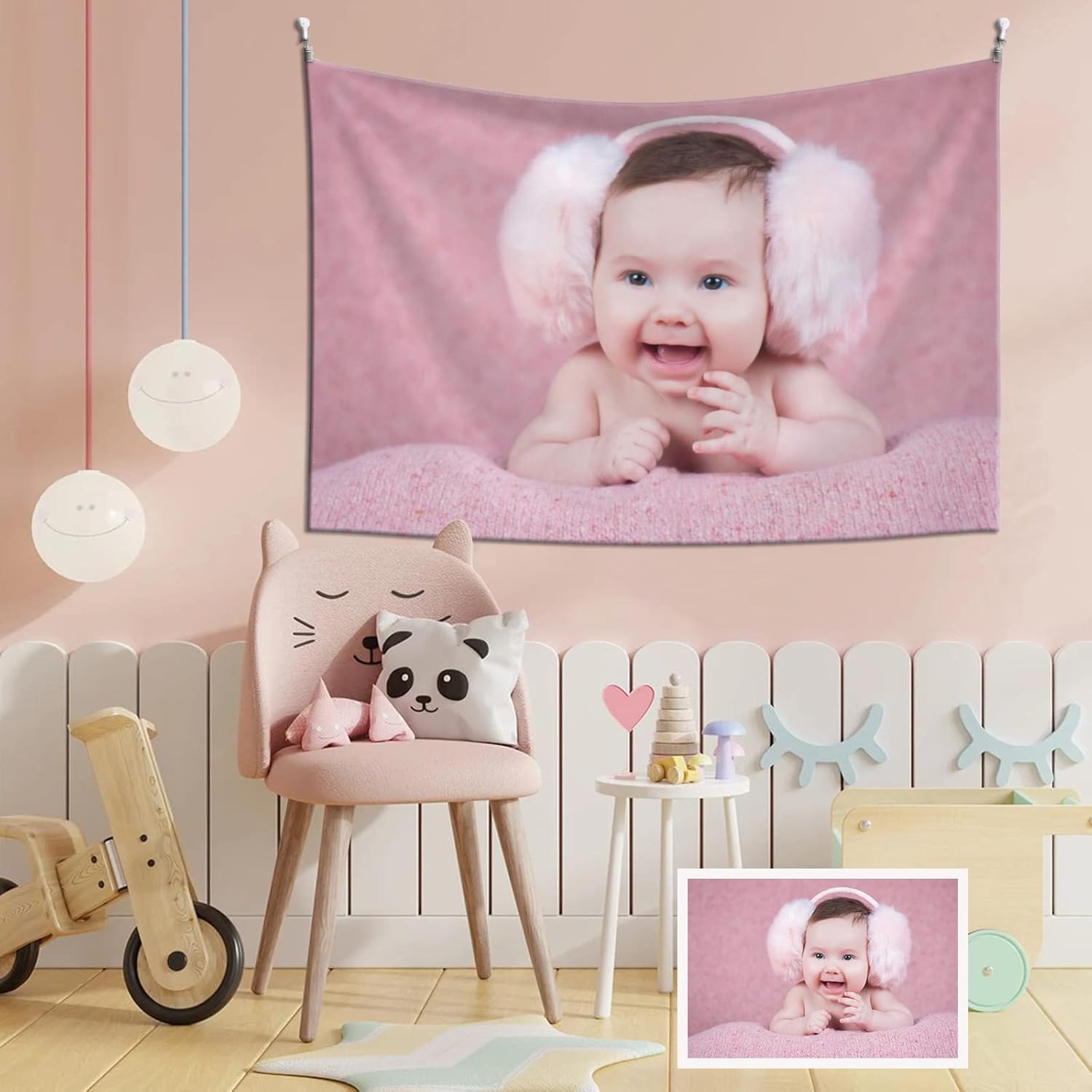 GSHUJBV Tapiz personalizado para imprimir cualquiera de tus diseños, fotografía, texto, logotipo, decoración de pared, póster para dormitorio (59 x