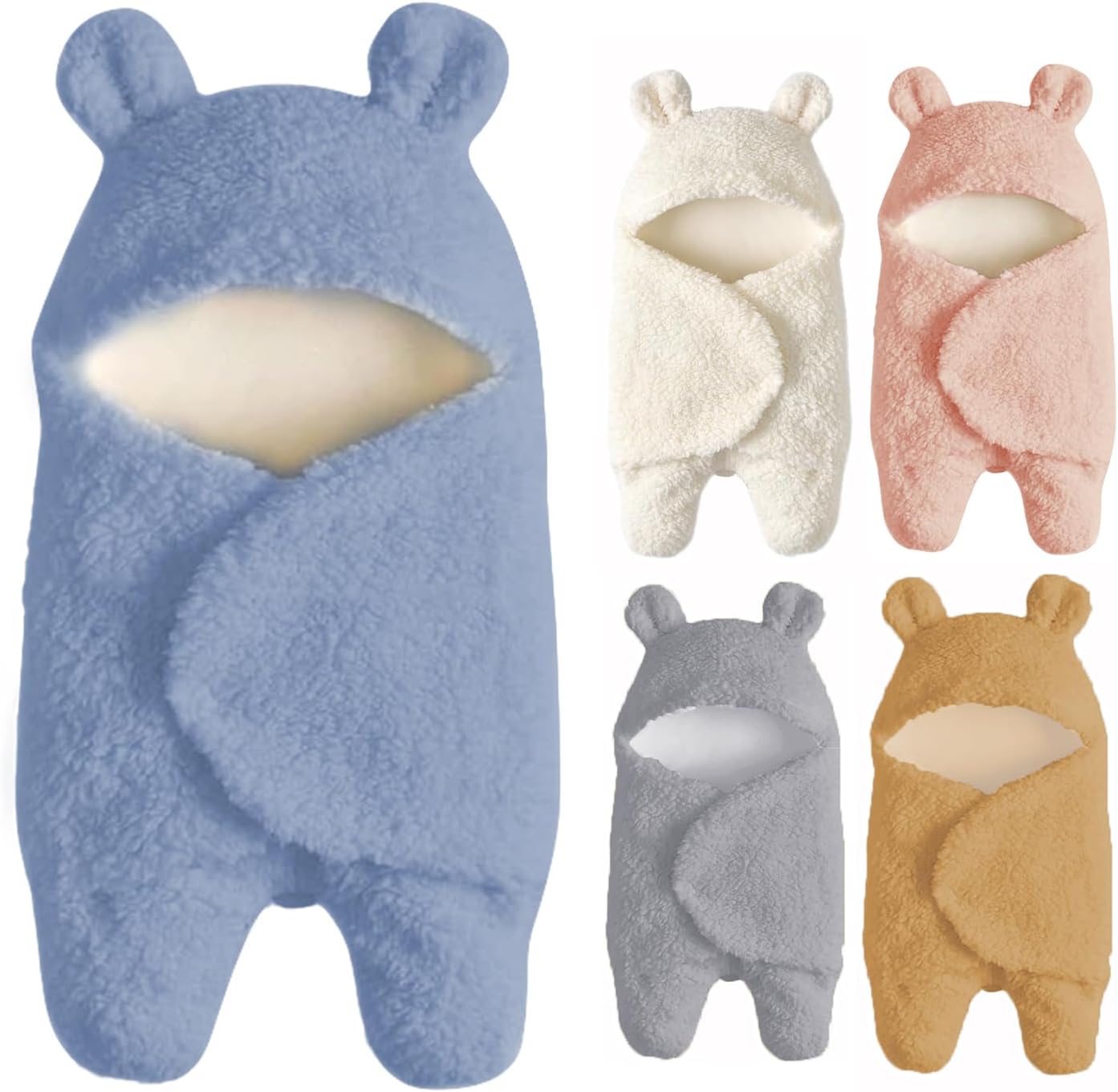 Manta de bebé para niños y niñas, bonita manta de recepción de felpa de algodón, ultra suave, para recién nacidos, para bebés de 0 a 6 meses, regalo