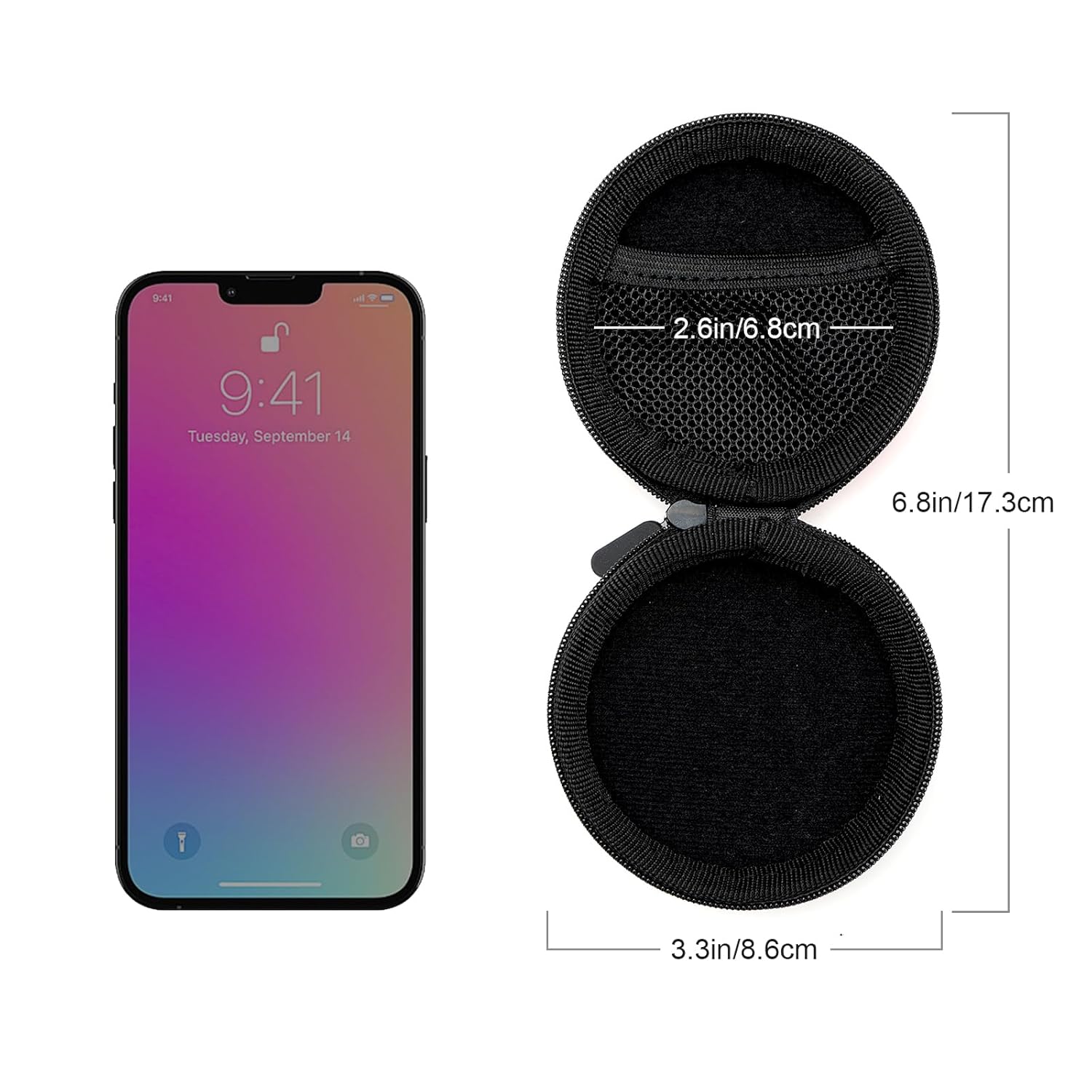 EVA Hard Carrying Case for GO Plus + 2023, Cover Case for Nintend GO Plus + , Black