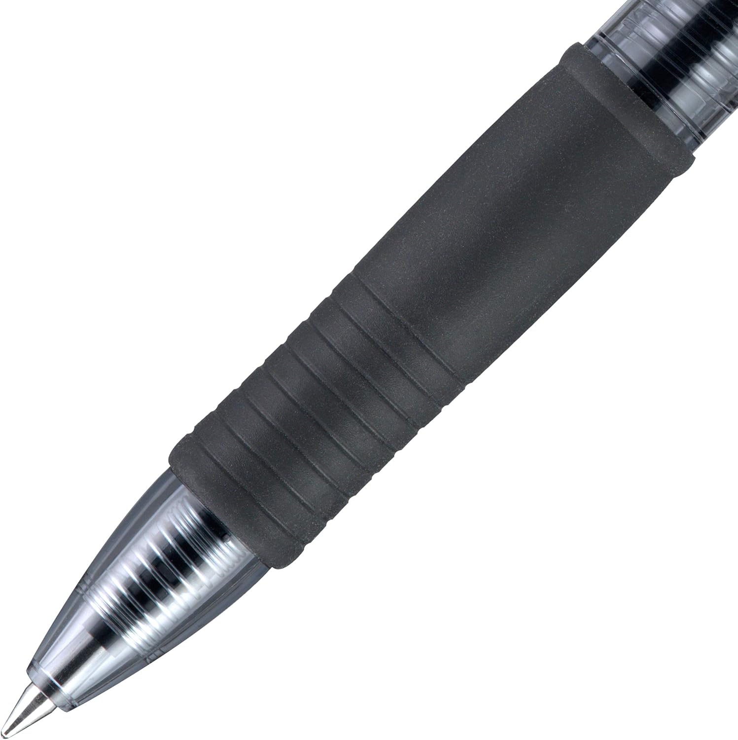 Pilot – Bolígrafos en gel G2, con punta rodante, recargables y retráctiles de alta calidad, punta fina, tinta negra, una unidad (31026)
