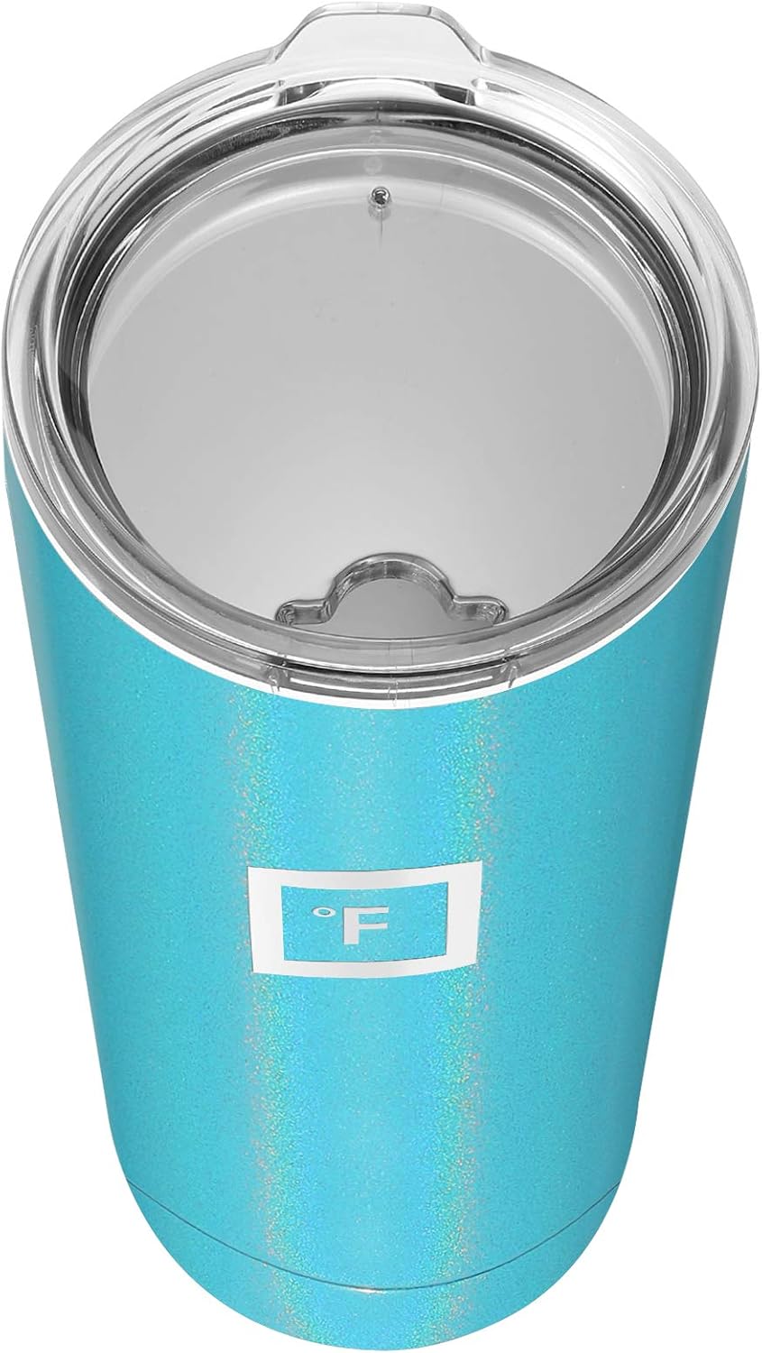 IRON FLASK Vaso clásico de 16, 24 o 32 onzas, acero inoxidable aislado al vacío, frío o caliente, moderno de doble pared, simple vaso térmico de