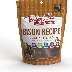 Tender & True Golosina de cecina de bisonte, bolsa de 4 onzas Tender & True Golosina de cecina de bisonte, bolsa de 4 onzas