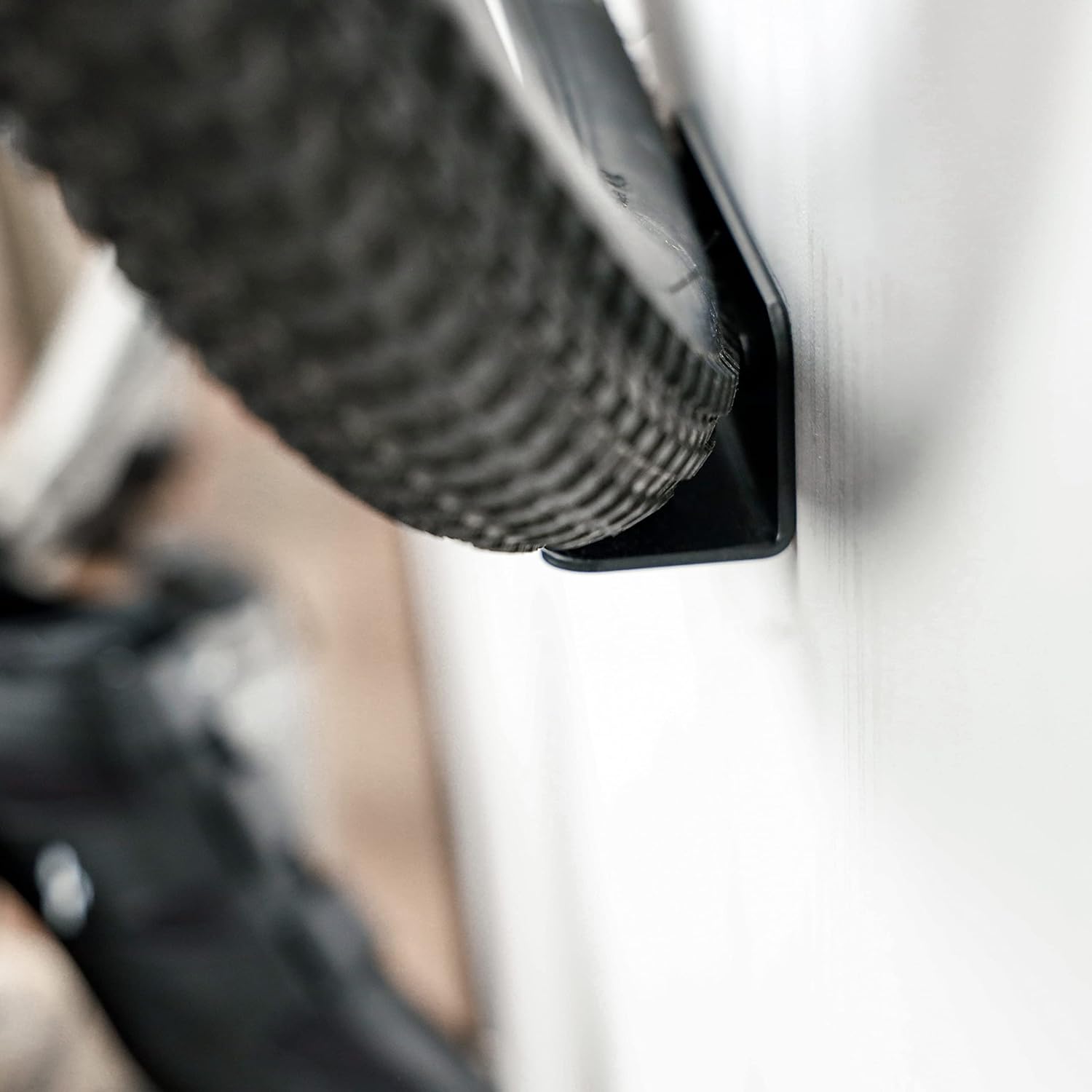 Venzo Soporte para colgar en la pared con pedal de almacenamiento para bicicleta en interiores, ideal para garaje y cobertizo