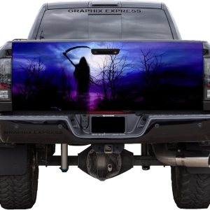 CalcomanÃa para puerta trasera de camioneta (T07 Grim Reaper Skull) para puerta trasera, calcomanÃas para camionetas, calcomanÃas gráficas para CalcomanÃa para puerta trasera de camioneta (T07 Grim Reaper Skull) para puerta trasera, calcomanÃas para camionetas, calcomanÃas gráficas para