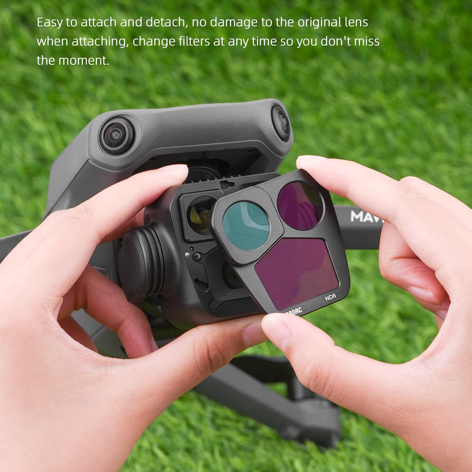 BRDRC ND16 – Filtro para DJI Mavic 3 Pro, accesorios de filtros de densidad neutra (versión de aluminio)