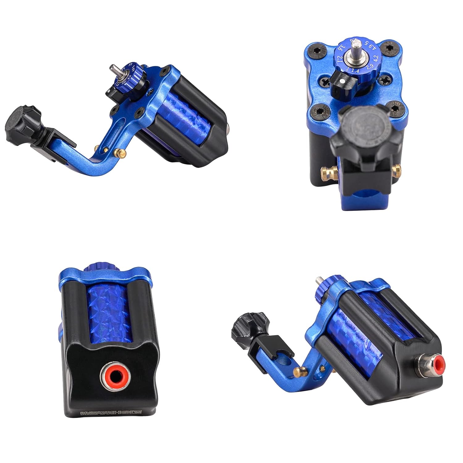 Pistola de tatuaje Rotary Tattoo Machine Motor Pistola de tatuaje para Liner y Shader Wormhole Tattoo Supply Motor Máquina de tatuaje para