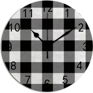 SJJ Reloj de pared moderno y simple para interiores, 10 pulgadas, sin tictac, decorativo, para dormitorio, sala de estar, oficina SJJ Reloj de pared moderno y simple para interiores, 10 pulgadas, sin tictac, decorativo, para dormitorio, sala de estar, oficina