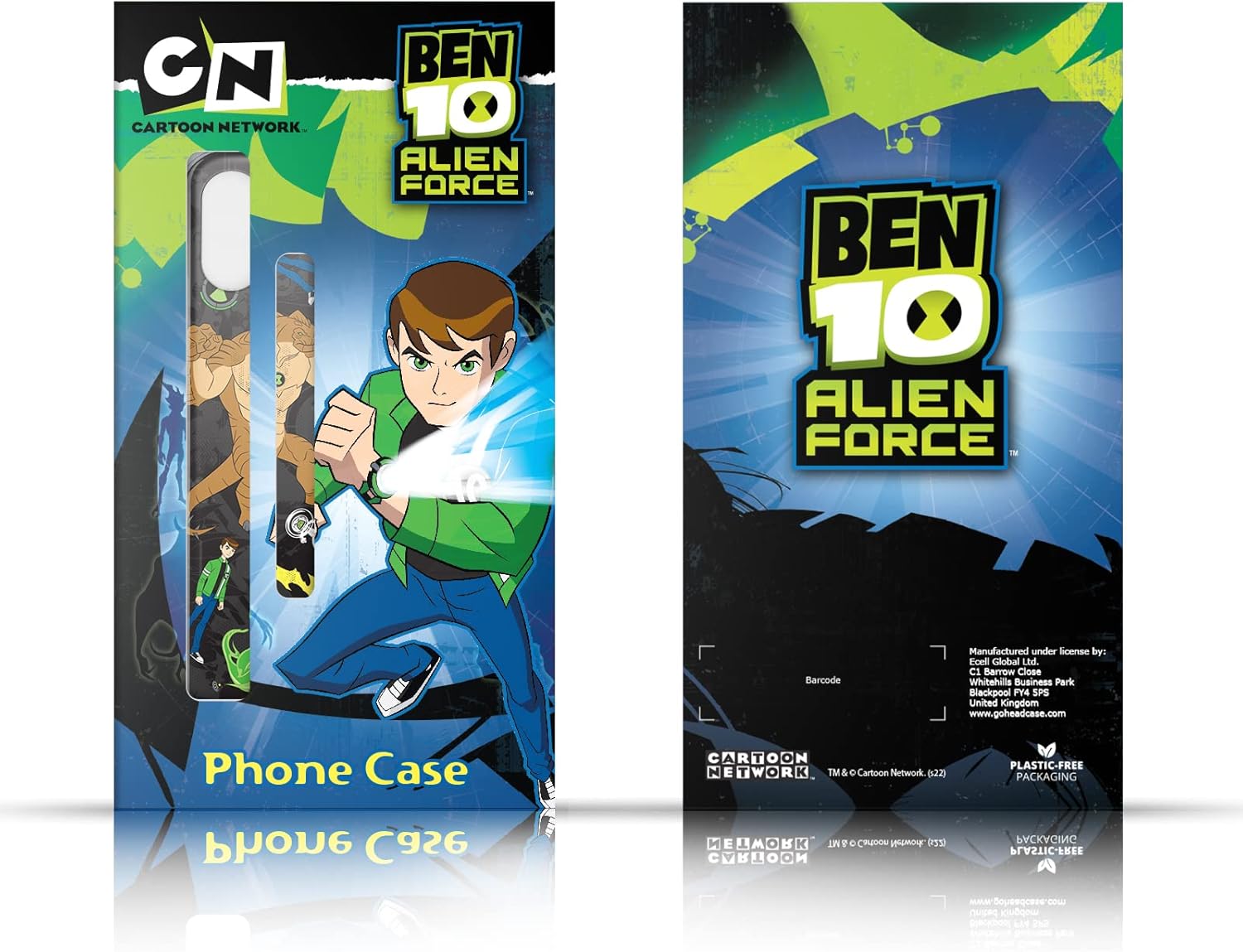 Head Case Designs Officially Licensed Ben 10 Alien Force Omnitrix Graphics Leather Book Wallet Case Cover Compatible with Google Pixel 8