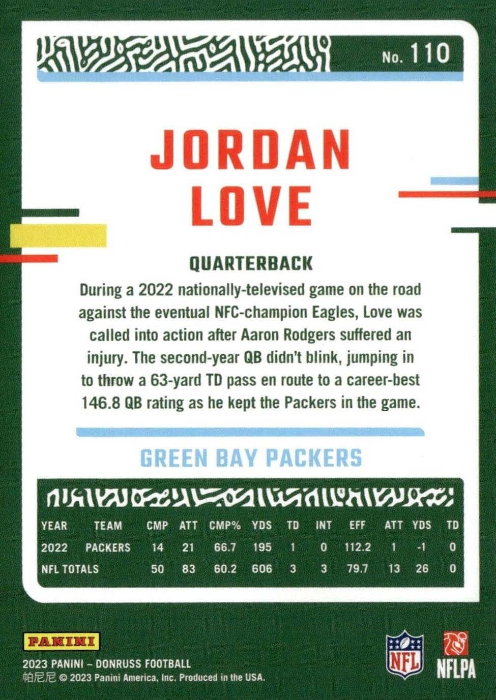 Green Bay Packers 2023 Donruss Factory Sealed HUGE 16 Card Team Set with Jordan Love Plus 6 Rated Rookie Cards including Jayden Reed and Luke