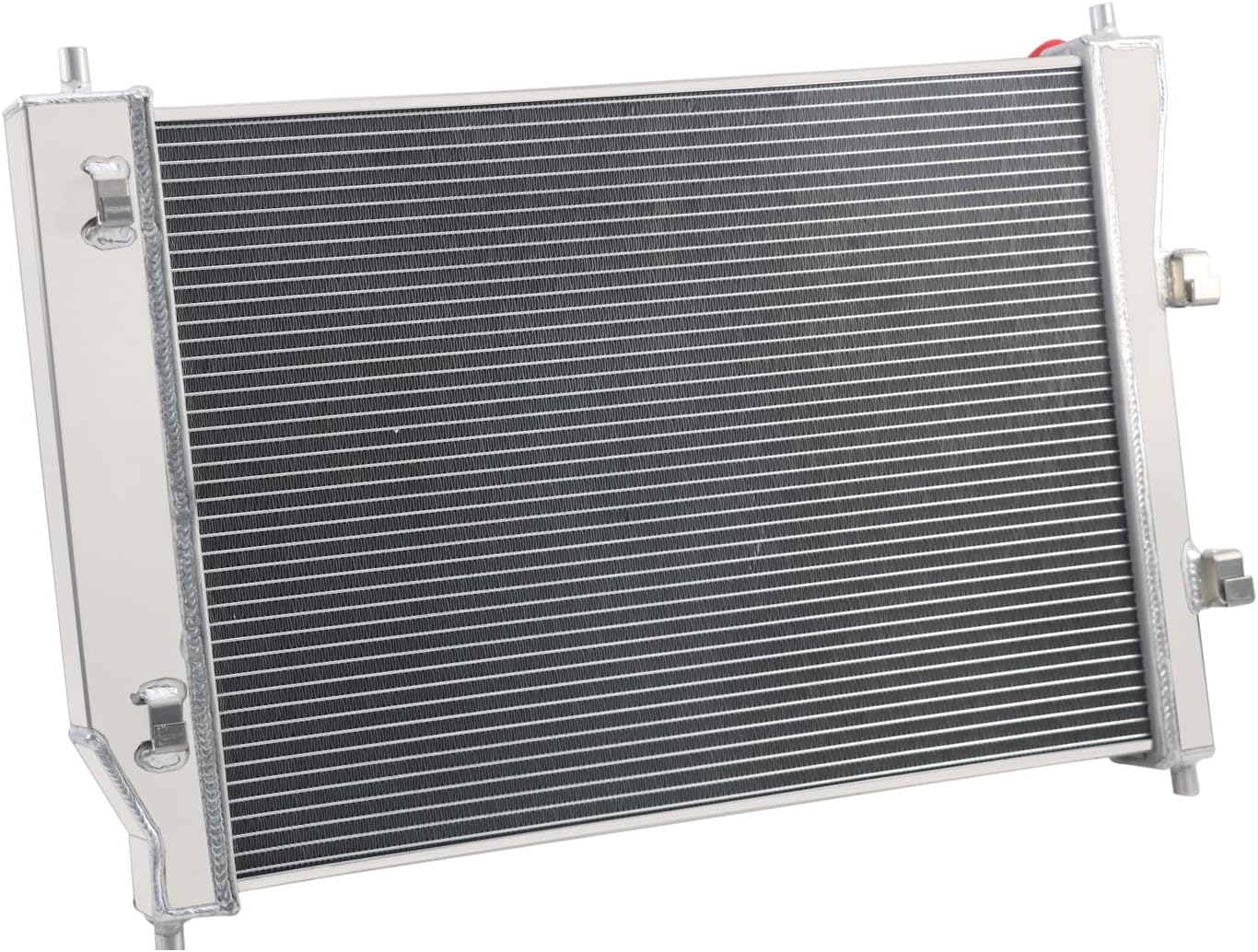 Radiador de aluminio de 4 filas compatible con Chevy Corvette C6 SSR 2003-2013 2004 2005 2006 2007 2008 2009 2010 2011 2012 5.3L 6.0L 6.2L 7.0L V8