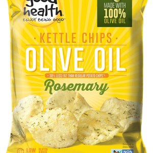 Good Health chips de patatas de aceite de oliva, estilo hervido. Good Health chips de patatas de aceite de oliva, estilo hervido.