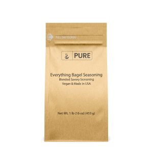 Pure Original Ingredients Everything Bagel Seasoning (1 lb) Añade sabor y textura, mezcla de semillas de sésamo, ajo, cebolla y sal Pure Original Ingredients Everything Bagel Seasoning (1 lb) Añade sabor y textura, mezcla de semillas de sésamo, ajo, cebolla y sal