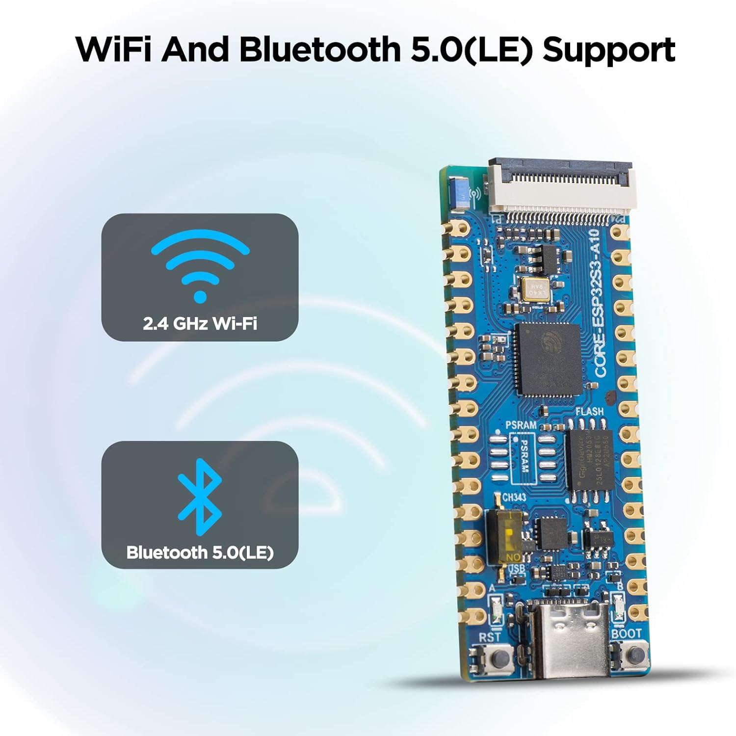 3 placas de desarrollo USB C ESP32 S3, ESP32-S3 MCU con PSRAM de 8 MB, flash de 16 MB y SRAM de 512 K, placa ESP32 con WiFi, Bluetooth, CH343P a