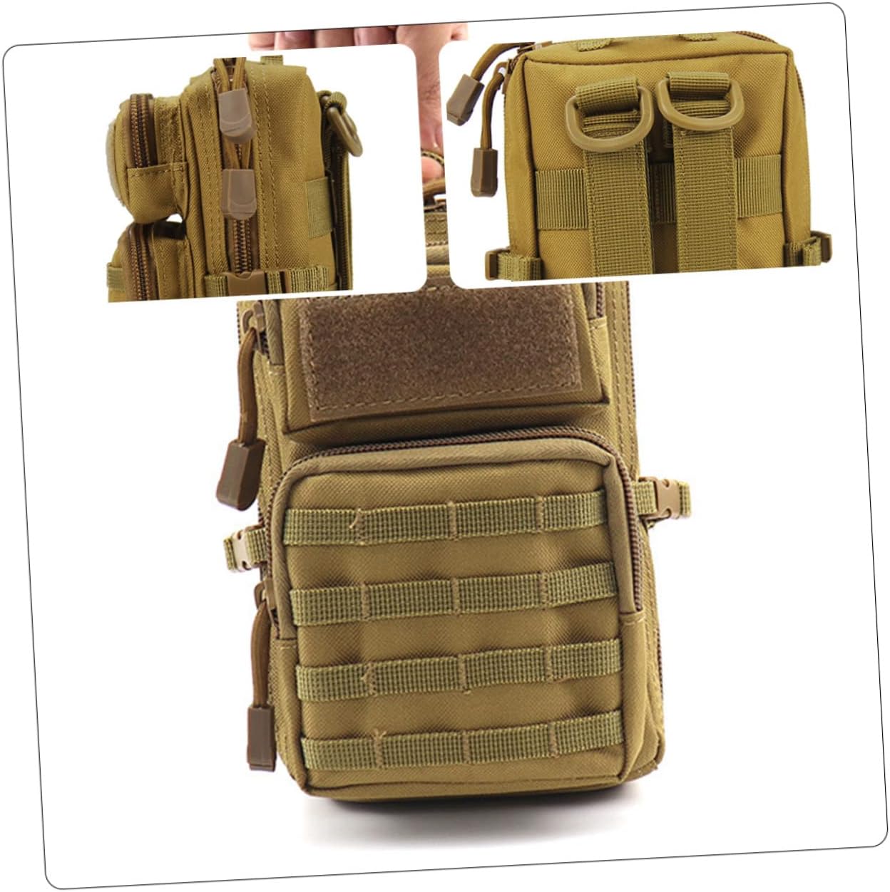 Healeved 2 uds. Bolsa de primeros auxilios para senderismo, bolsa de suministros de emergencia, bolsa de pecho para mujer, bolsa cruzada para