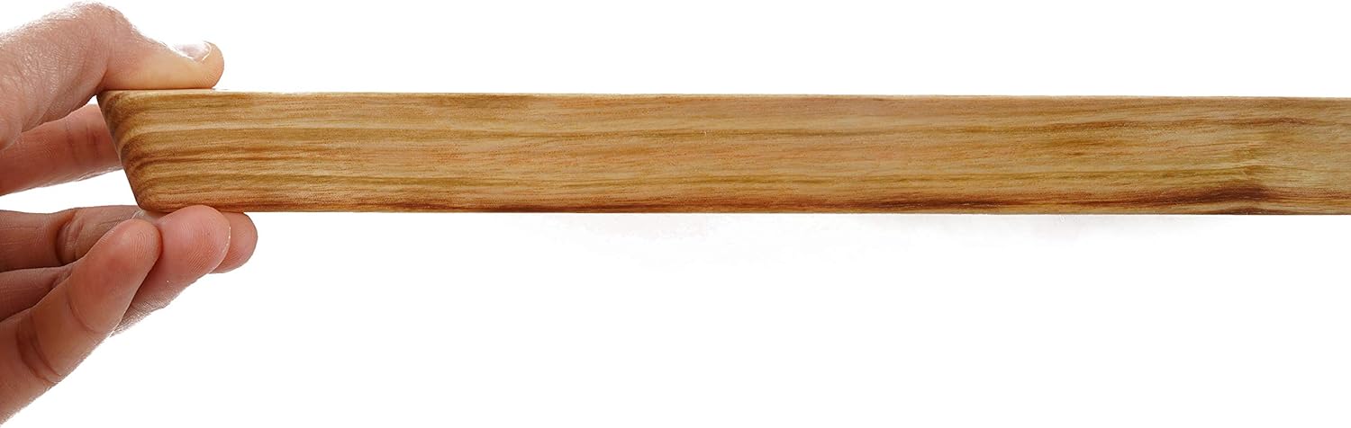 BOUMBI Tabla de cortar de madera de laurel de alcanfor fragante con borde biselado (15.55 x 9.05 x 1 pulgadas), mediana