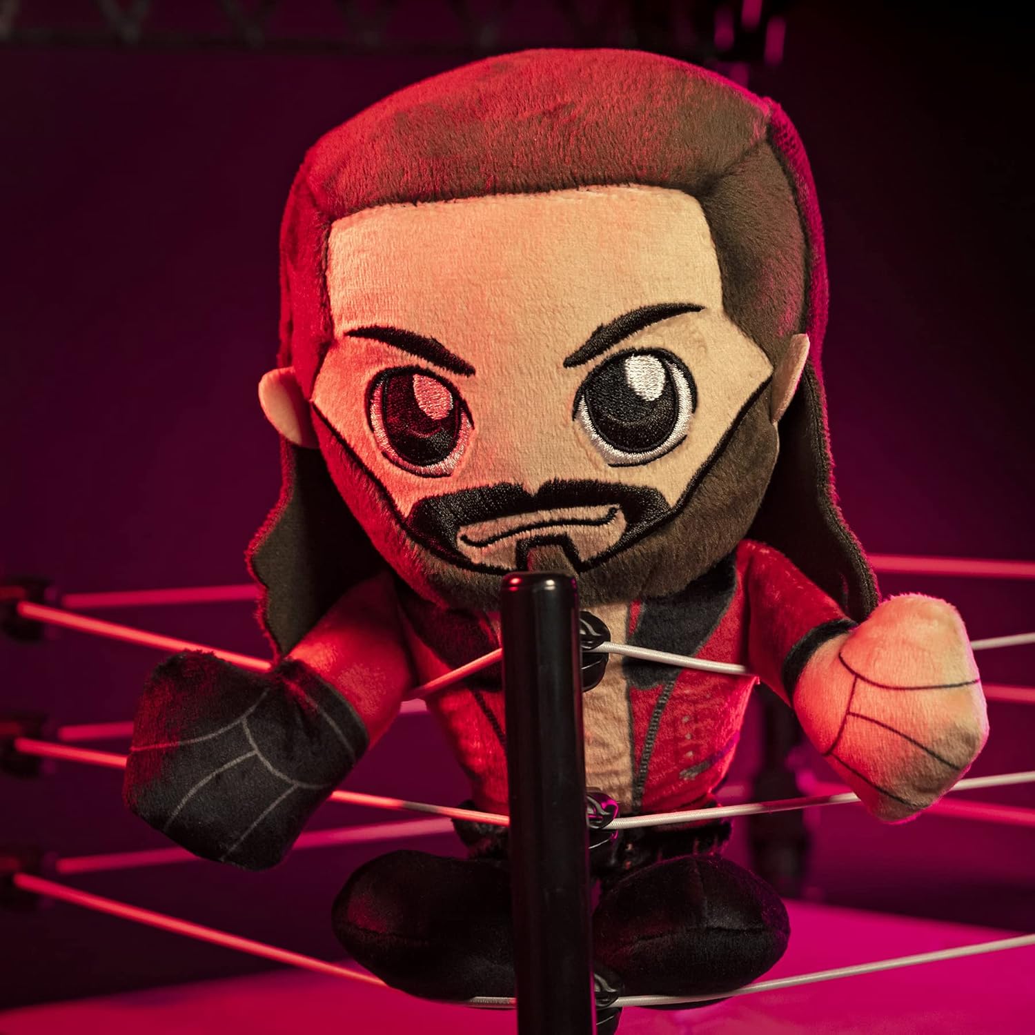 Bleacher Creatures WWE Seth Rollins – Peluche Kuricha de 8 pulgadas, superestrellas de lucha inspiradas en Chibi suaves