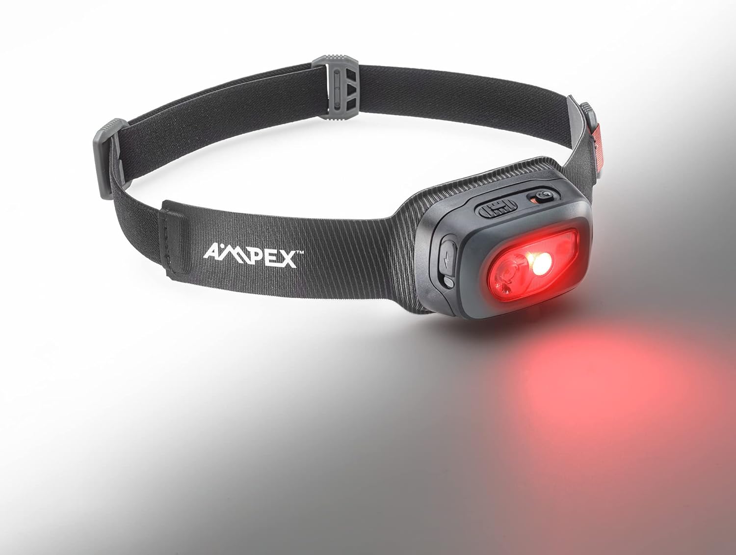 AMPEX Lámpara de cabeza, cómoda, impermeable, recargable con LED brillante, larga duración y modo rojo. Lámparas LED ideales recargables para uso en