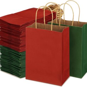 Tenceur 100 bolsas de regalo de color verde salvia, bolsas de papel kraft verde salvia con asas, bolsas de regalo medianas para bodas, baby shower, Tenceur 100 bolsas de regalo de color verde salvia, bolsas de papel kraft verde salvia con asas, bolsas de regalo medianas para bodas, baby shower,