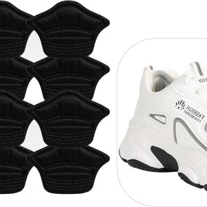 4 pares de protectores de talón para zapatos, inserciones de cojín en la parte posterior del talón, zapatos sueltos demasiado grandes, protectores 4 pares de protectores de talón para zapatos, inserciones de cojín en la parte posterior del talón, zapatos sueltos demasiado grandes, protectores