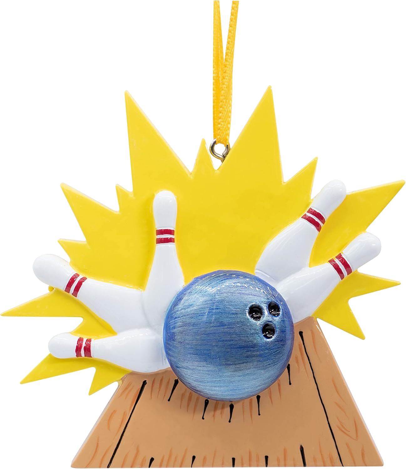 Adorno de Navidad personalizado de bolos 2023 para bolos, personalización gratuita  Pines de golpeo, bola de boliche y alfileres para árbol de