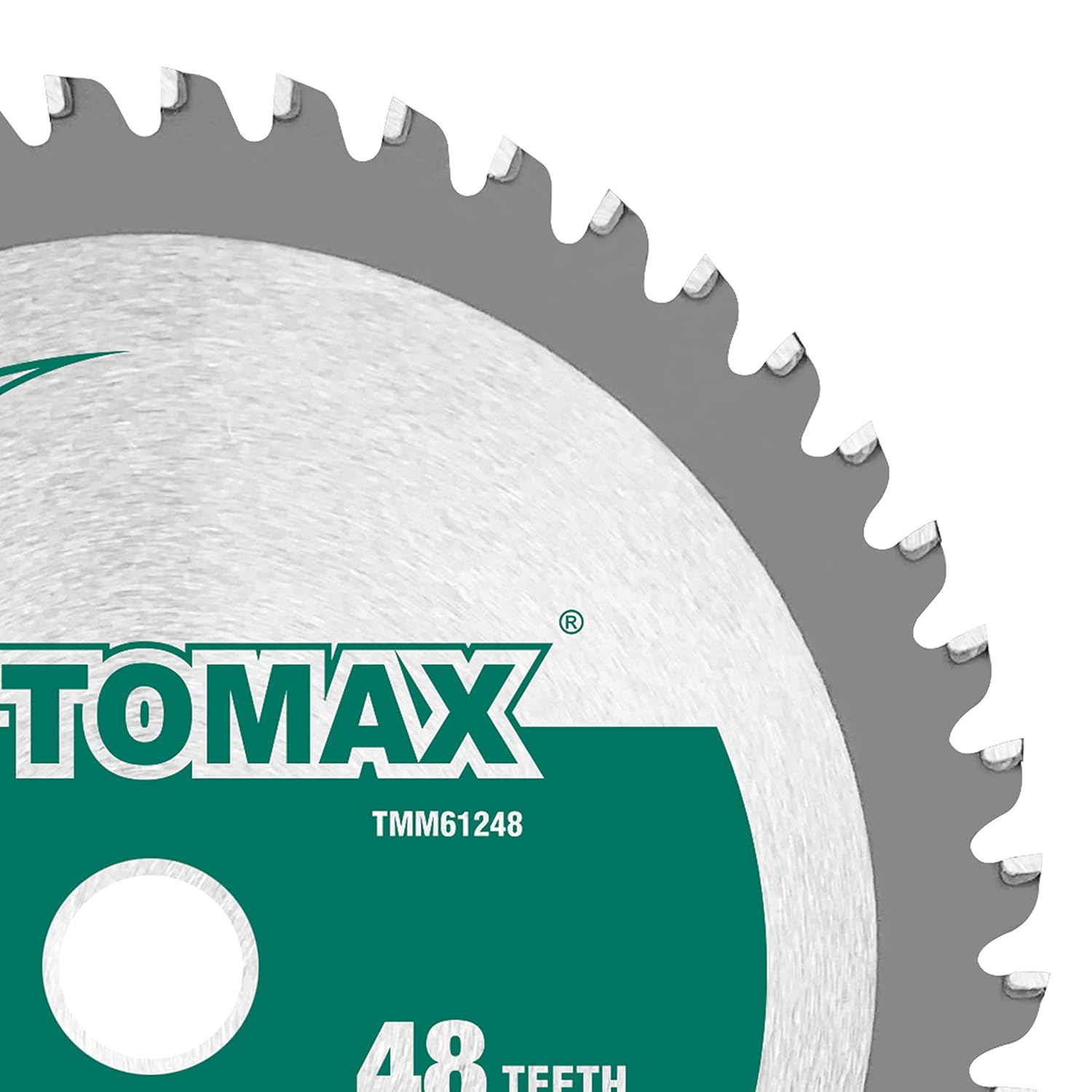 TOMAX Hoja de sierra de acero y metal ferroso de nivel industrial de 48 dientes de 6-12 pulgadas con eje de 58 pulgadas