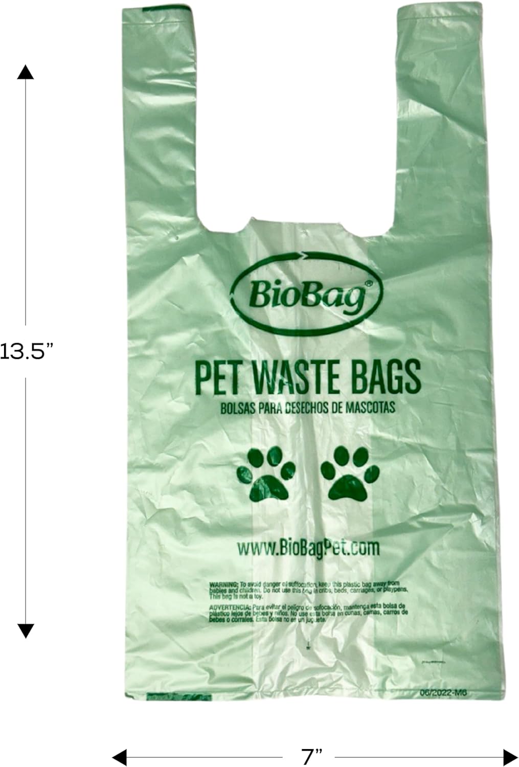 Bolsa de basura para mascota Bio Bag Premium, Negro