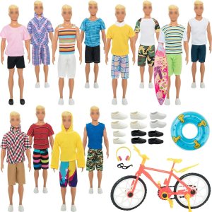 SOTOGO 41 piezas de ropa de muñeca y accesorios para muñeca de 12 pulgadas, incluye ropa de muñecaropa casualtrajes de carrerachaqueta, pantalones, SOTOGO 41 piezas de ropa de muñeca y accesorios para muñeca de 12 pulgadas, incluye ropa de muñecaropa casualtrajes de carrerachaqueta, pantalones,