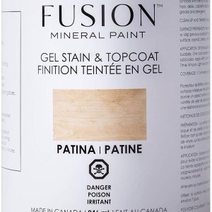 Fusion Mineral Paint – Gel Stain & Topcoat – 32.0 fl oz – Pátina (Transparente) Fusion Mineral Paint – Gel Stain & Topcoat – 32.0 fl oz – Pátina (Transparente)