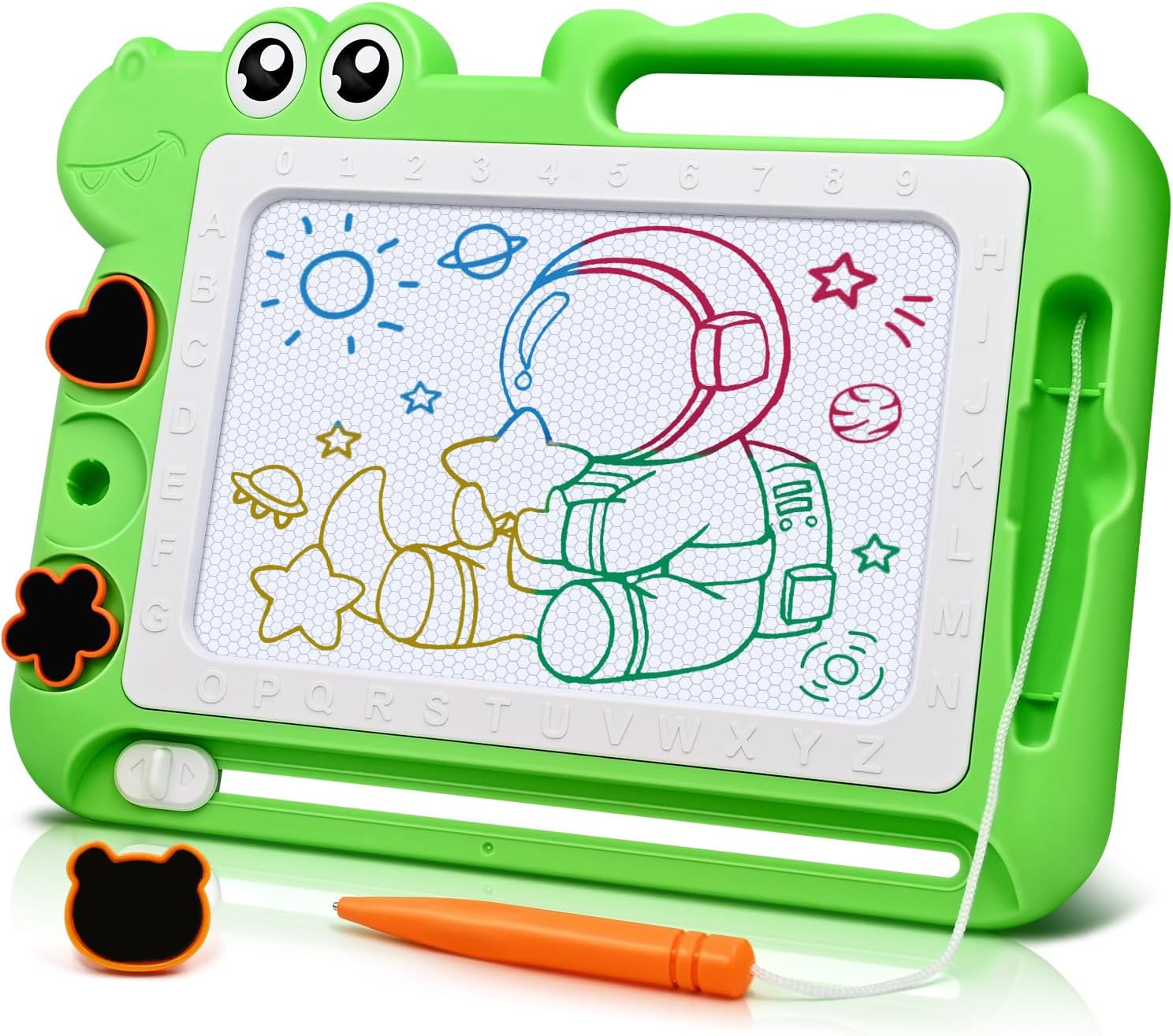 AiTuiTui Tabla de dibujo magnética para niños pequeños, regalo para niñas de 2 a 3 años, bloc de dibujo y dibujo para niños de 2 a 4 años, juegos de