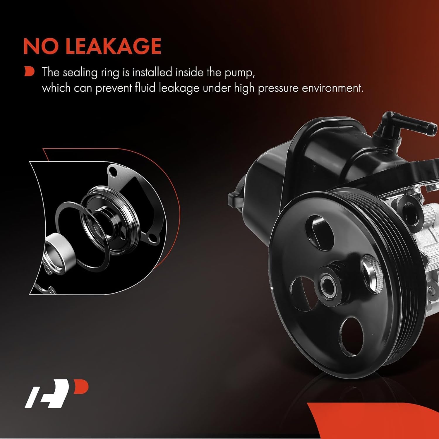 A-Premium Bomba de dirección asistida, con polea y depósito, compatible con Chevrolet Captiva Sport 2012 2013 2014 2015, L4 2.4L, repuesto #