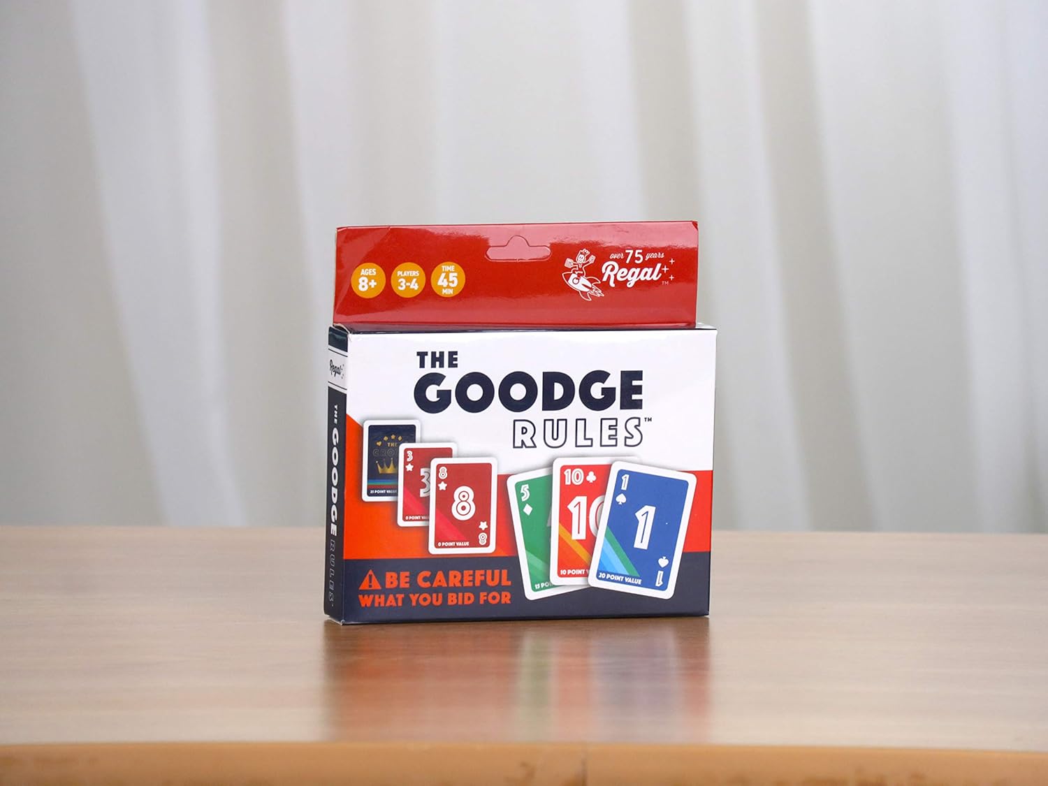 Regal Games – The Goodge Rules – Divertido juego de cartas de oferta familiar – Ideal para 3-4 jugadores a partir de 8 años