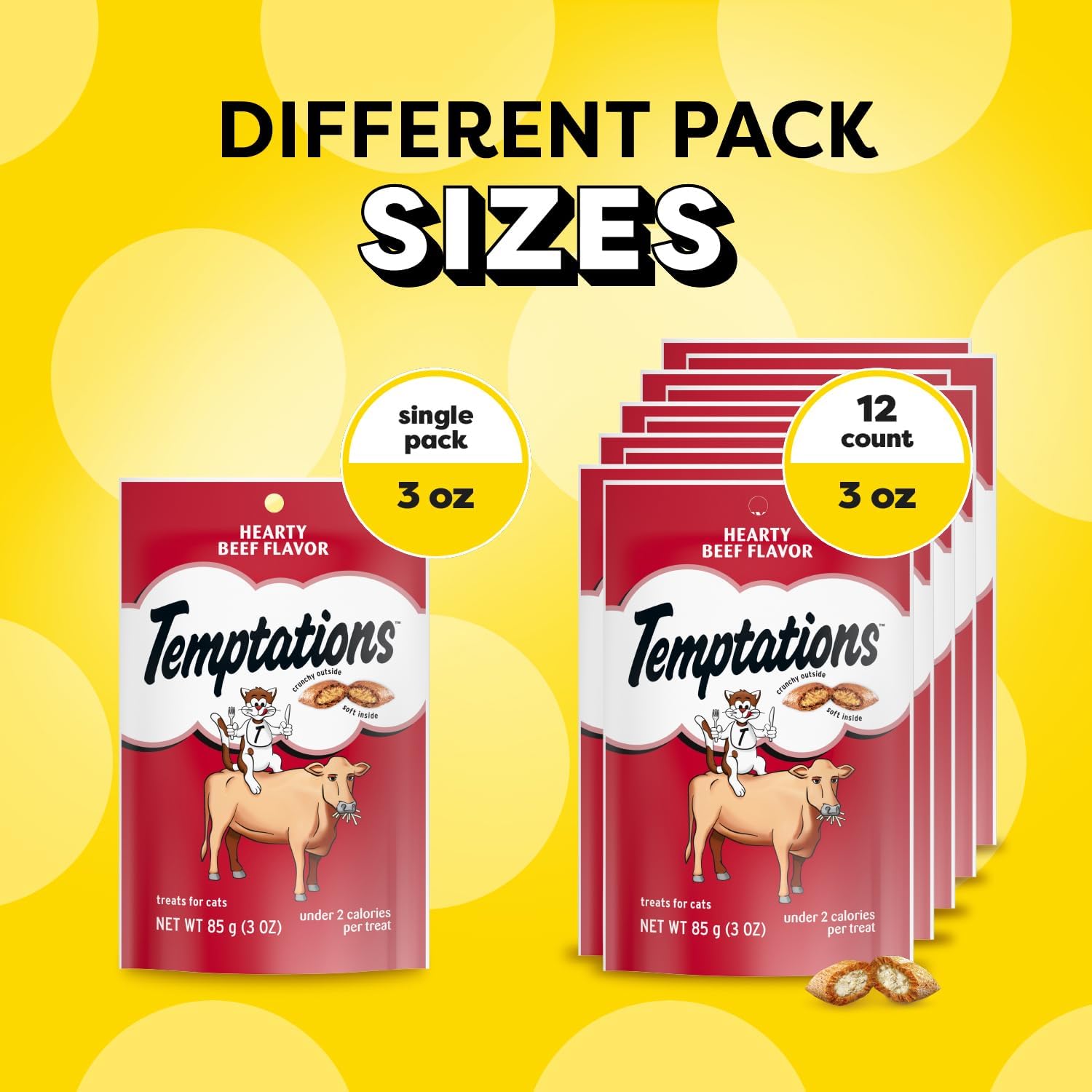 Golosinas Temptations clásicas para gatos, empaque múltiple