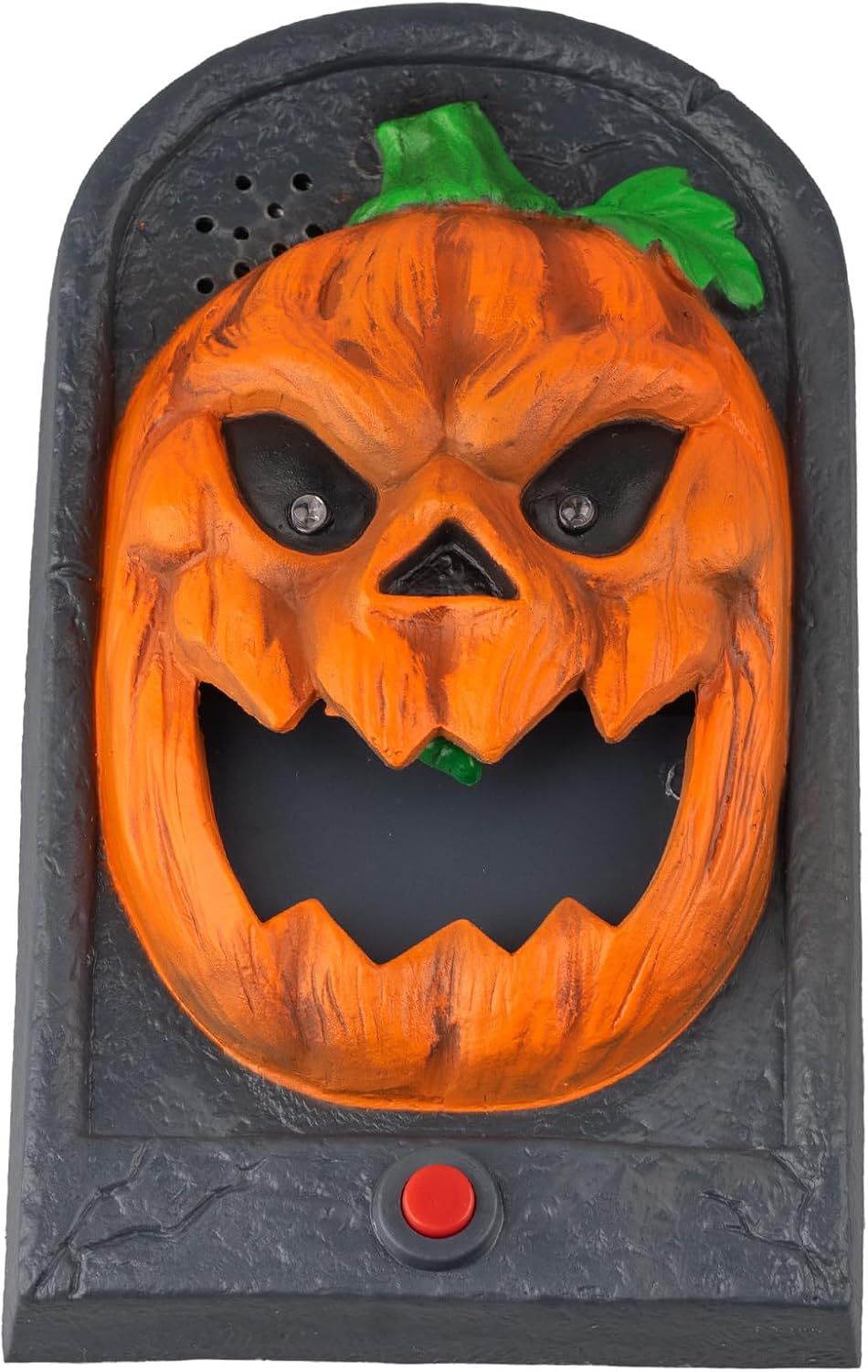 Decoraciones de timbre de Halloween, timbre de calabaza de casa encantada, decoraciones de Halloween aterradoras con sonidos espeluznantes para