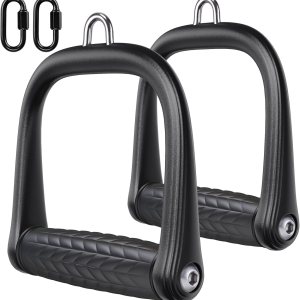 BeneLabel Accesorio de cable con mango en D, accesorios de cable para gimnasio, agarre antideslizante y cómodo, mango de aleación de aluminio BeneLabel Accesorio de cable con mango en D, accesorios de cable para gimnasio, agarre antideslizante y cómodo, mango de aleación de aluminio