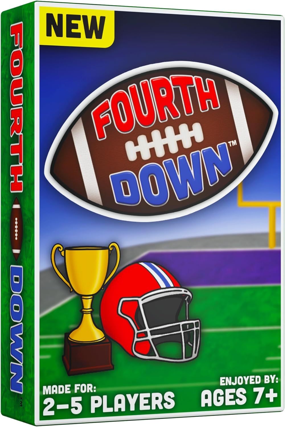 Fourth Down – Nuevo! La emoción del fútbol en un juego de cartas! Como aparece en la revista New York, perfecto para regalos, Super Bowl, fiestas y