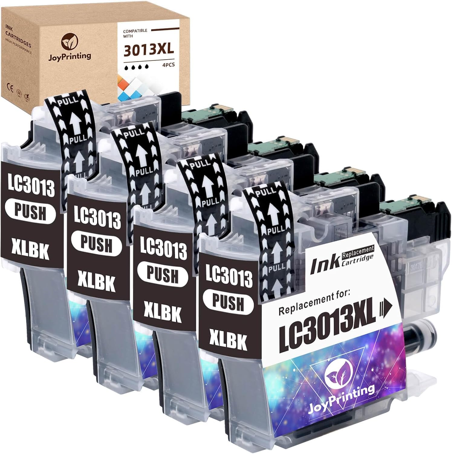 LC3013bk LC3013XL – Cartuchos de tinta negra de repuesto para Brother LC-3013 LC-3011 LC3011bk de alto rendimiento para Brother MFC-J491DW
