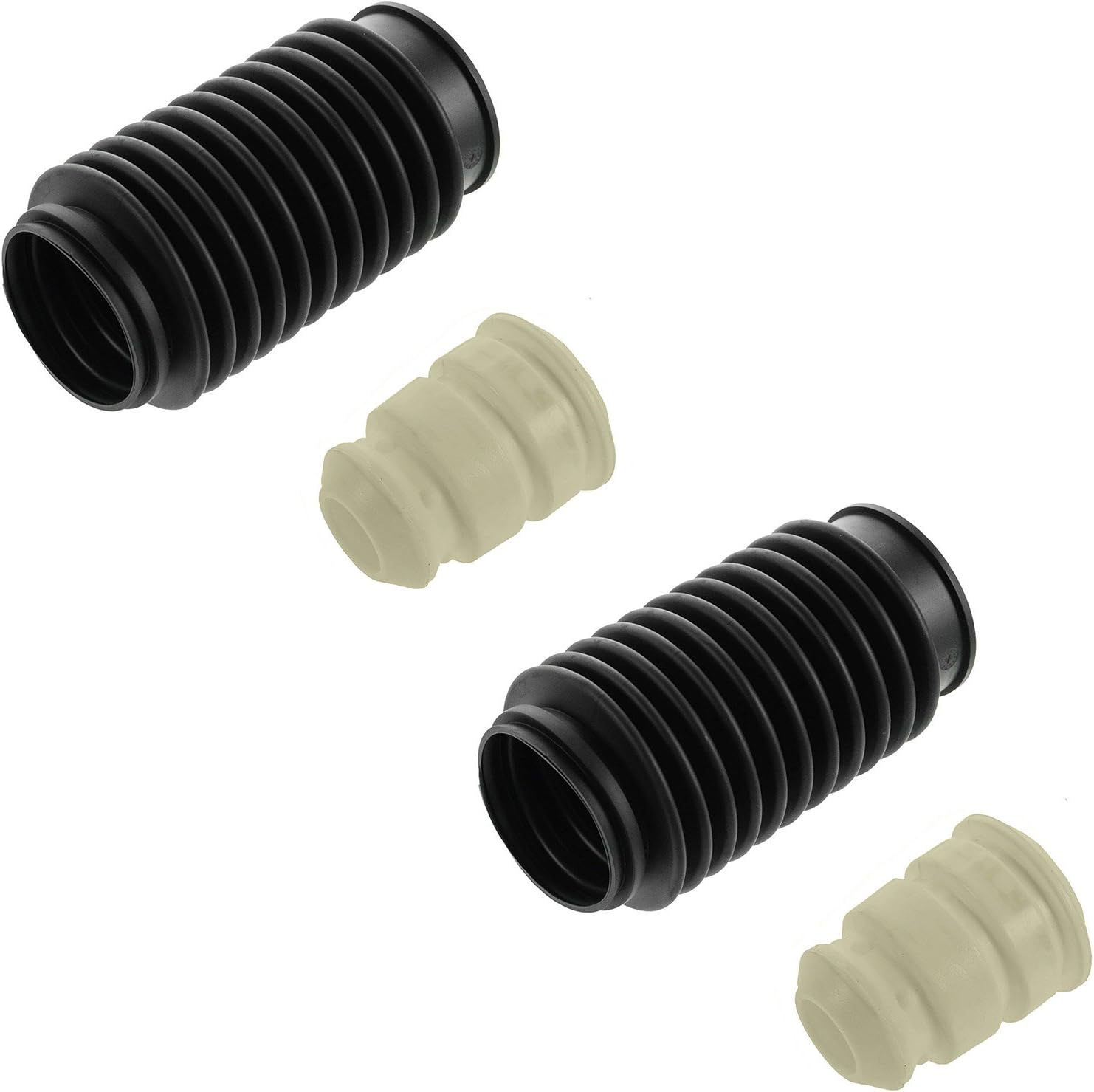 Juego de 2 pares de fuelle de bota de puntal con tope de parachoques para camioneta BMW Audi Mazda