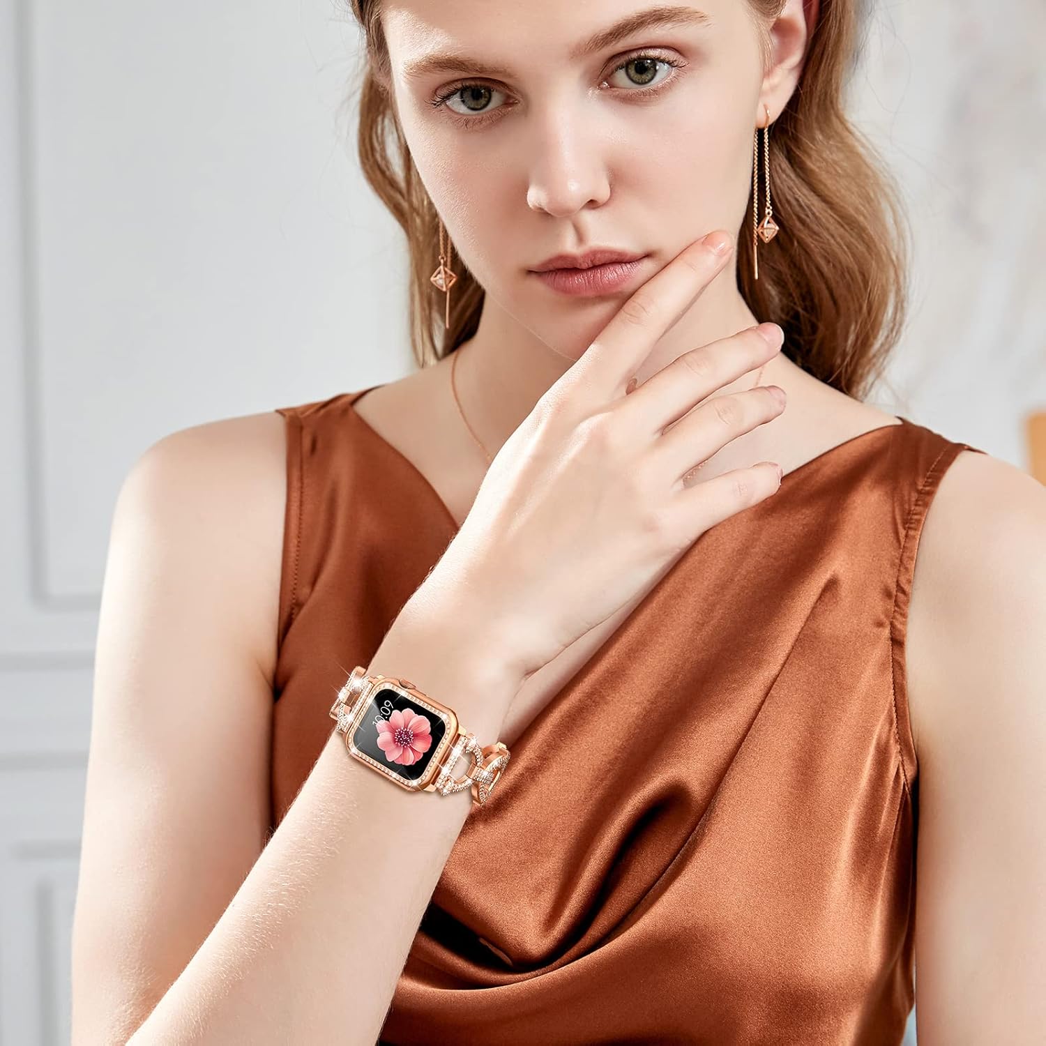 Mesime Compatible con Apple Watch Band de 1.496 pulgadas, 1.575 pulgadas, 1.614 pulgadas, 1.654 pulgadas, 1.732 pulgadas, 1.772 pulgadas, correa de