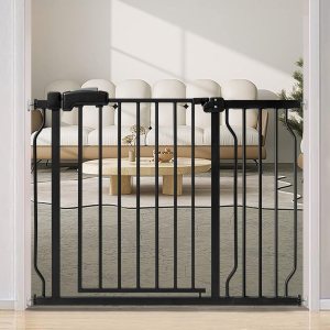 Puerta extra ancha para bebé, de 30 pulgadas de alto, para la casa, escaleras, puertas, puerta de tensión montada a presión interior, caminata a Puerta extra ancha para bebé, de 30 pulgadas de alto, para la casa, escaleras, puertas, puerta de tensión montada a presión interior, caminata a