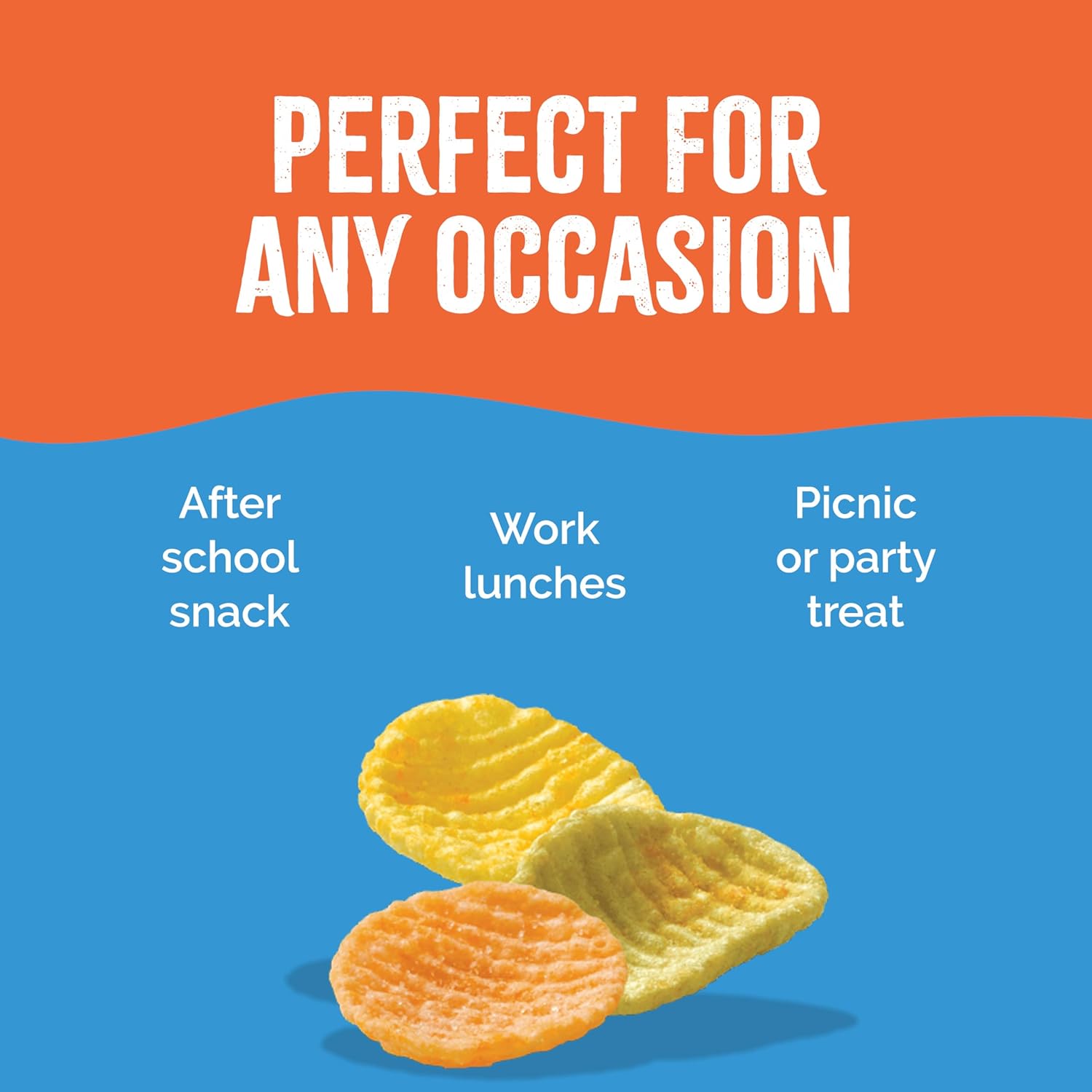 Sensible Portions Chips ondulados vegetarianos, sabor a sal marina, chips sin gluten, bolsa de 7 onzas, paquete de 6