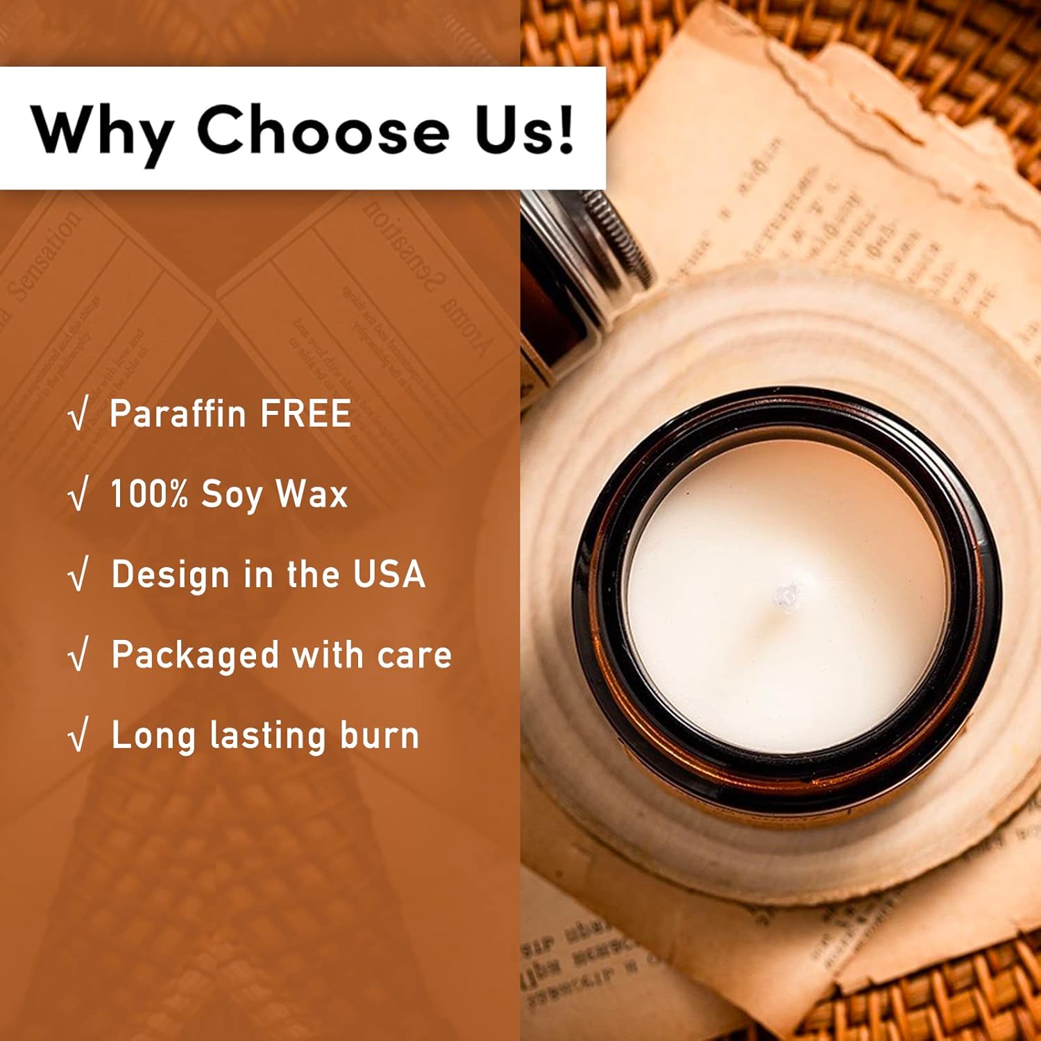 Velas perfumadas de feliz cumpleaños, vela de soja natural para el hogar, vela en tarro vertida a mano, regalos para mujeres, hombres, familias,