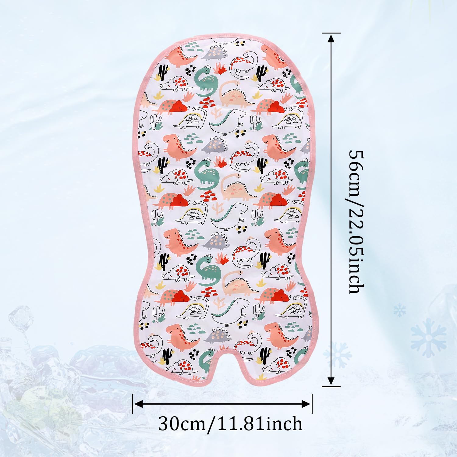 Almohadilla de enfriamiento de gel para cochecito de bebé, almohadilla enfriadora de asiento de automóvil de verano, silla de cochecito de bebé,