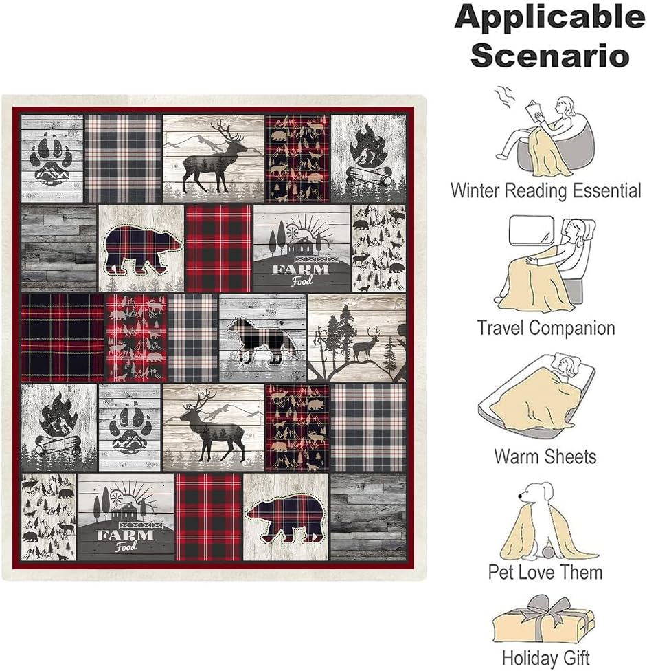 Manta de Navidad de nativos del suroeste de Estados Unidos, decoración de casa de campo, decoración de bohemia azteca, reversible, con borlas