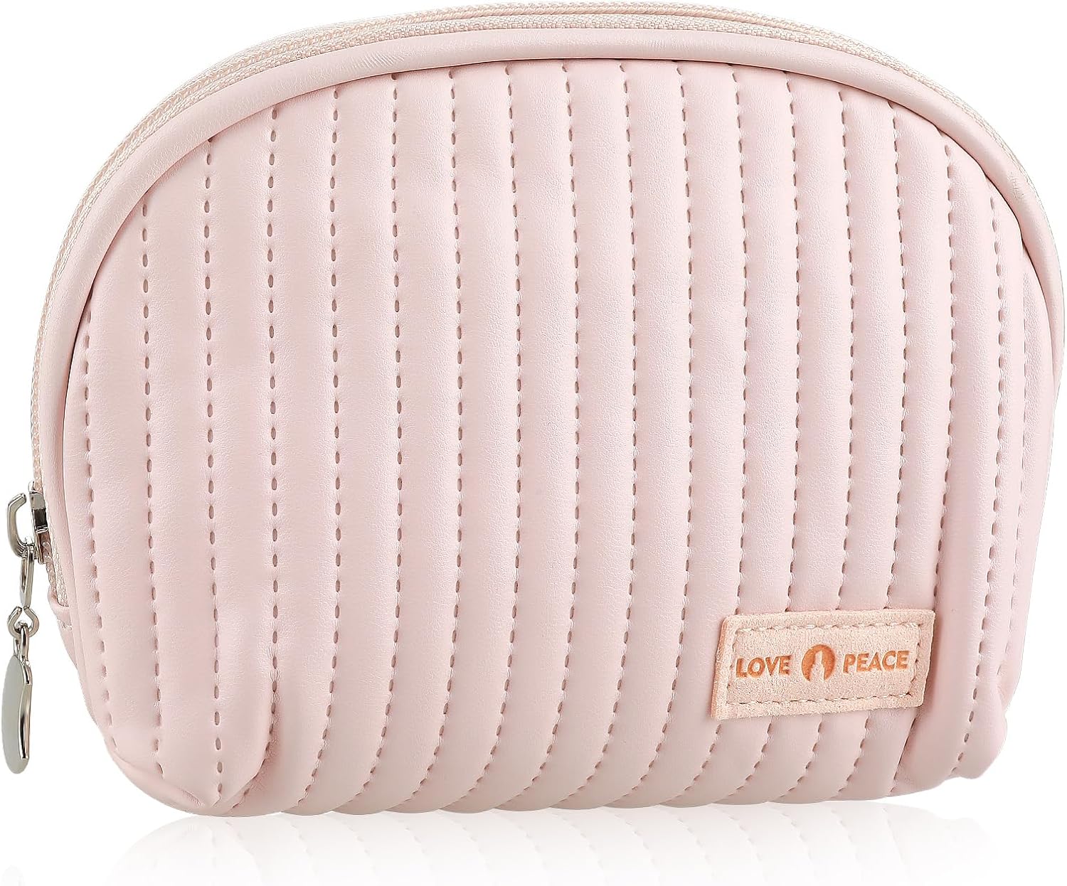 Bolsa de cuero suave, bolsa de almacenamiento de servilletas sanitarias, organizador de almohadilla menstrual portátil, bonita bolsa de maquillaje,