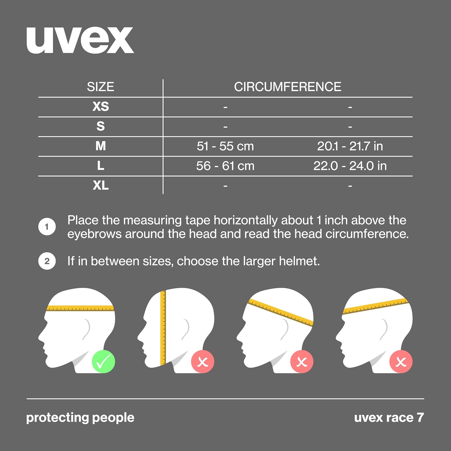 uvex Race 7 – Casco de ciclismo – Casco de senderismo y bicicleta de ciudadcarretera – Ultraligero, ventilación óptima, tamaño personalizado y