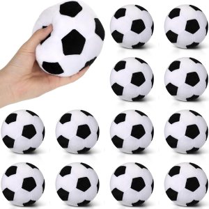 Chivao 12 piezas de fútbol de peluche para niños y niñas, juguete de peluche suave, almohada de fútbol esponjosa, decoración de fiesta de fútbol Chivao 12 piezas de fútbol de peluche para niños y niñas, juguete de peluche suave, almohada de fútbol esponjosa, decoración de fiesta de fútbol