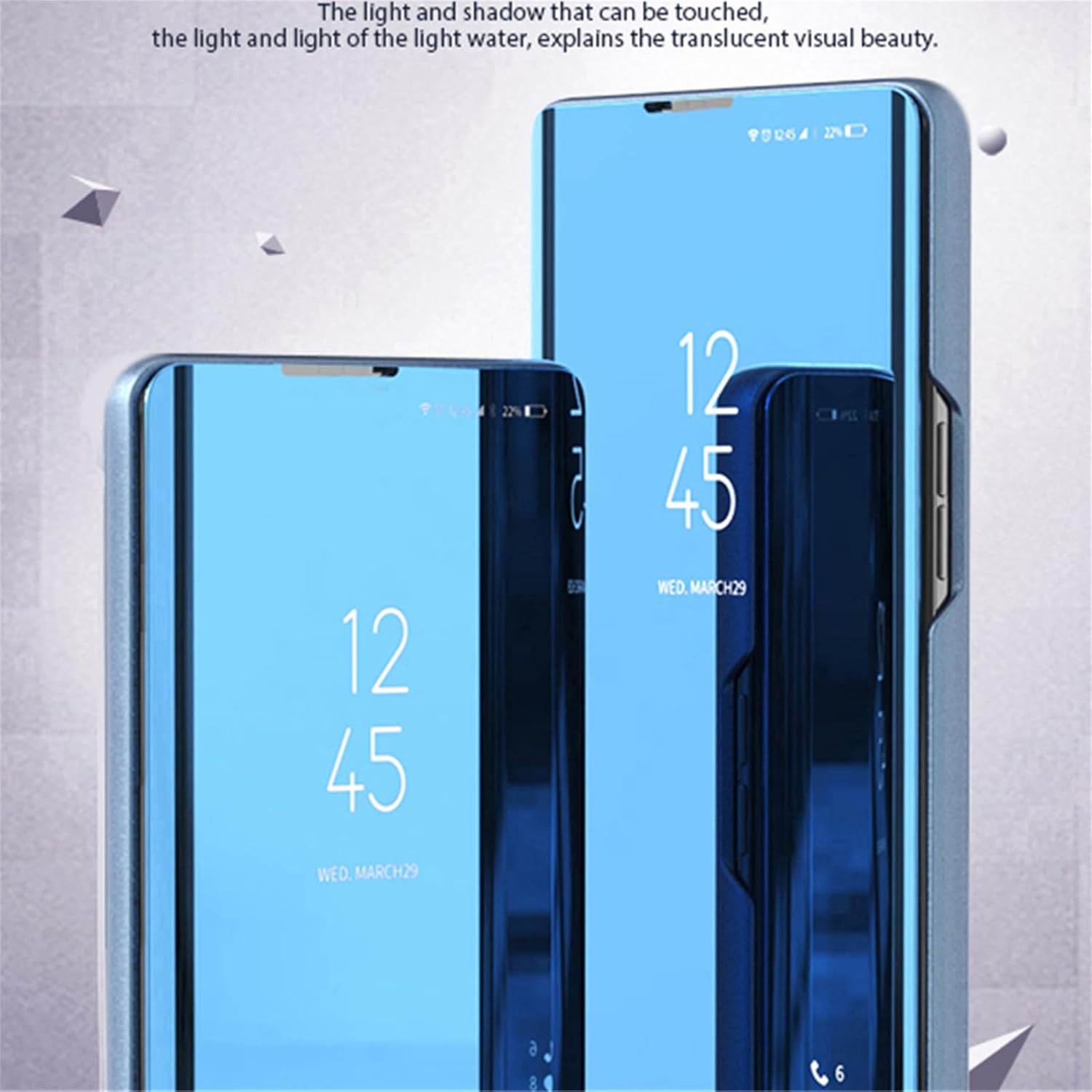 Funda con espejo para Samsung Galaxy S23 FE 5G para mujer, maquillaje al aire libre, bonita funda delgada para teléfono, protección completa, a