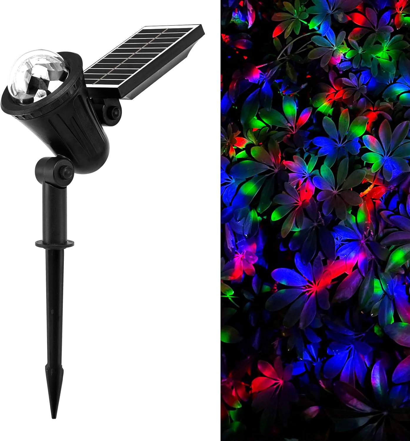 Focos solares para exteriores, focos solares para exteriores, impermeables, IP66, luces solares para exteriores, focos solares de bola mágica