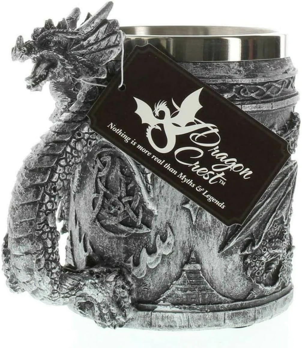 Furniture Creations SERPENTINE DRAGON, 5.75″ x 3.5″ x 5″, Taza multicolor